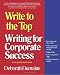 Write to the Top: Writing for Corporate Success