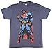 DC Comics Superman Man of Steel Verbiage Licensed Graphic T-Shirt