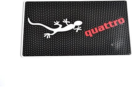 YESER Car Anti-slip Silicone Navigation Mat Pad Cell Phone Non-slip Holder for iPhone Sunglasses MP3 MP4 Key,Black(Cartoon Quattro Anti-slip Piece)