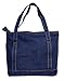 Yunzh Canvas Bag Denim Tote Shoulder Handbag Shopping School Travel Large Pockets(Blue)