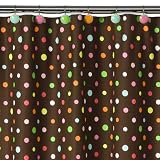 Home Lots O Dots Shower Curtain - Brown