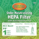 Dirt Devil F8 Filter with Odor Neutralizing Activated Charcoal