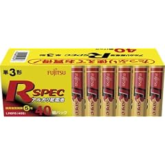 富士通 アルカリ乾電池 単3形 40個パック LR6RS(40S)