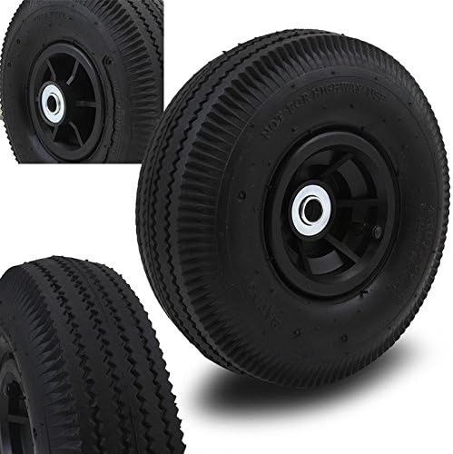 GHP Truck Wagon Cart 10" Wheel Dolly Hand Pneumatic Air Tire Replacement