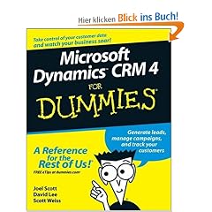 Microsoft Dynamics CRM 4 For Dummies (For Dummies (Computers))