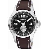 Breil BW0214 Unisex Globe Leather Strap Watch