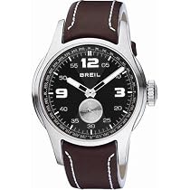 Breil BW0214 Unisex 'Globe' Leather Strap Watch