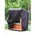 WEHNCKE DELUXE 130 cm BREIT WASSERDICHTE SCHUTZH�LLE ABDECKUNG ABDECKHAUBE STRANDKORB Polyester Oxford 420D - 15182