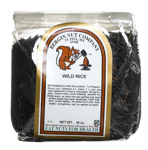 Bergin Nut Company Wild Rice, 16-Ounce Bags (Pack of 2)