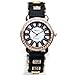 Geneva Polyurethane Fashion Crystal Women's Watch