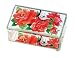 Butterfly and Rose Glass Trinket box