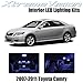 XtremeVision Toyota Camry 2007-2011 (12 Pieces) Blue Premium Interior LED Kit Package + Installation Tool