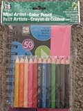 Mini Artist Sketch Pad with 12 Color Pencils By Loew Cornell