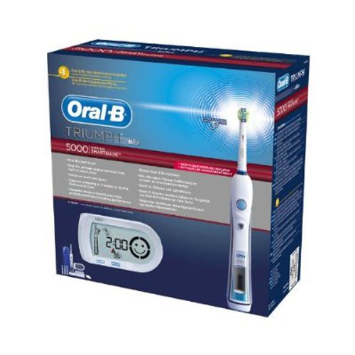 Braun Oral-B Triumph 5000 Elektrische Premium-Zahnbürste mit Smart Guide (Nachfolgemodell der Triumph 9900)