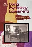 Doing Psychology Experiments