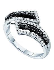 0.53CTW BLACK DIAMOND FASHION BAND