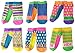 Jefferies Socks Big Girls' Hashtag Neon Low Cut Socks(Pack of 6)