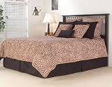 7 pc Twin Size Bedding Bed in a Bag Set - Southern Textiles Jaguar Onyx Cozy Kids Premium Pack