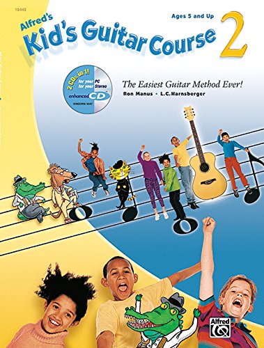 Alfred's Kid's Guitar Course 2: The Easiest Guitar Method Ever!, Book & Enhanced CD