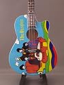 Miniature Gutar BEATLES Acoustic YELLOW SUBMARINE