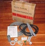 Complete Installation Kit line set Including 1/2 INCH x 10 Foot & 1/4 INCH x 10 Foot Insulated Refrigerant Copper Connecting Pipe (with Flare Nuts), 12.5 Foot Electrical Power Wire, 12.5 Foot Electrical Signal Wire for 7000BTU to 24000BTU Ductless Mini Split Air Conditioner with Heat Pump or Central Split Air Conditioner with Heat Pump or Split AC System with Heat Pump