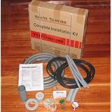 Complete Installation Kit line set Including 1/2 INCH x 10 Foot & 1/4 INCH x 10 Foot Insulated Refrigerant Copper Connecting Pipe (with Flare Nuts), 12.5 Foot Electrical Power Wire, 12.5 Foot Electrical Signal Wire for 7000BTU to 24000BTU Ductless Mini Split Air Conditioner with Heat Pump or Central Split Air Conditioner with Heat Pump or Split AC System with Heat Pump