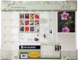 AT-A-GLANCE Visual Organizer Recycled Antique Floral Desk Pad, 22 x 17 Inches, 2012 (DMD135-32)