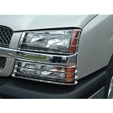 902 Chevrolet Silverado 2003 - 2006 Truck Chrome Stainless Steel Headlight Insert... by TFP