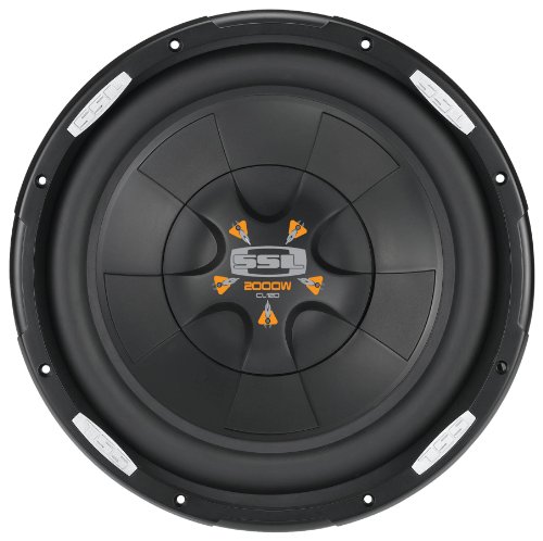 SSL CL12D CL Series 12 Dual 4 Ohm Voice Coil Subwoofer, 2000 Watts