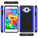 Galaxy On5 Case, LK [Shock Absorption] Drop Protection Hybrid Dual Layer Armor Defender Protective Case Cover for Samsung Galaxy On5 (Blue)