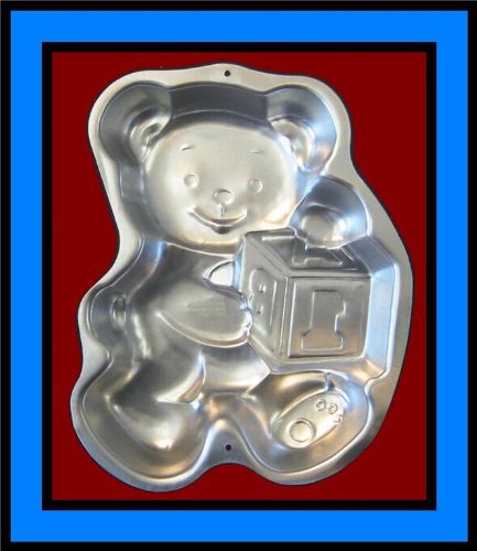 Wilton Cake Pan: Teddy Bear with Block Baby Shower Mold