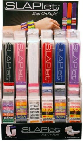 SLAPlet Silicone Slap Bracelet 36 pc Set (Designs)