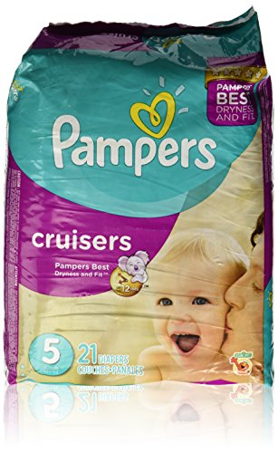 Pampers Cruisers Diapers - Size 5 - 21 ct