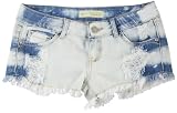 Almost Famous Bleached Distressed Denim Shorts