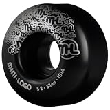 Mini-Logo S2 Wheels 53mm 101A Black (Set of 4)