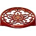 Le Creuset Enameled Cast-Iron 9-Inch Deluxe Round Trivet, Flame