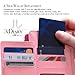 LG G4 Case - VENA [vDiary] Slim Tri-Fold Leather Wallet Case with Stand Flip Cover for LG G4 (Leather Back Compatible) (Hot Pink / Light Pink)