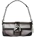 AUTHENTIC COACH SATIN EVENING FLAP CLUTCH BAG 3578 (Silver/Gray)