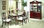 Beautiful Queen Anne 7pc Dining Table Set W/ 6 Chairs