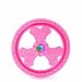 Wandrola Flying Disc Dog Sport Toy with Flashing LED Lights, Light Up Pet Disk for Ultimate Night Time Play, Pink
