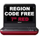 Buy 2010 RED SONY DVP-FX750 7 Codefree Multi Zone All Region Free Portable DVD Player...
