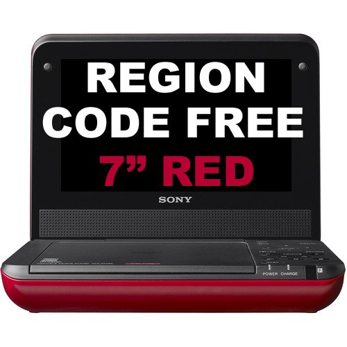 2010 RED SONY DVP-FX750 7 Codefree Multi Zone All Region Free Portable DVD Player ALL ZONE DVD. DVD Region 0123456 PAL/NTSC 100~240V 50/60Hz Built-in 3 Hour Battery Multi System PAL/NTSC/SECAM ... PERFECT HOLIDAY GIFT