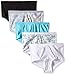 Just My Size Women's Cotton Boyshort 5 Count(Pack of 3)