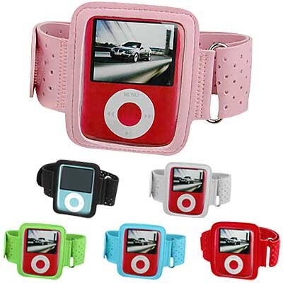 Apple iPod nano 3G (3rd Generation) 4GB &  8GB Adjustable Armband Carrying Case (6 Color options) image