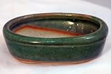 51AiNhYmoQL. SL160  Mame Oval Bonsai Pot   3 3/4 x 2 3/4 x 1   Green Reviews