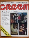 Creem Magazine, July 1972. Beach Boys, Dr. John, Lou Reed, Black Sabbath