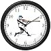 Baseball Batter or Hitter No.2 Baseball Theme Wall Clock by WatchBuddy Timepieces (White Frame) Image
