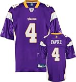 Youth Size Medium (10-12) Minnesota Vikings Brett Favre #4 Throwback Football Jersey