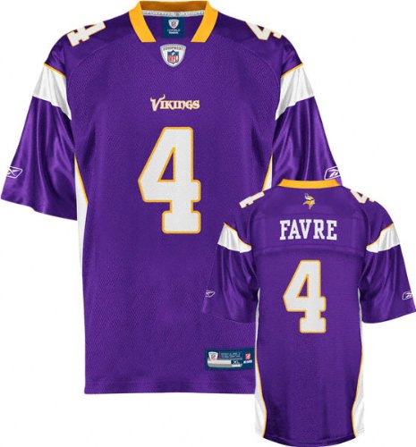 Youth Size Large (14-16) Minnesota Vikings Brett Favre #4 Throwback Football Jersey