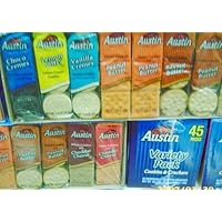 Austin-Cookies and Crackers Variety Pack, 45 ct